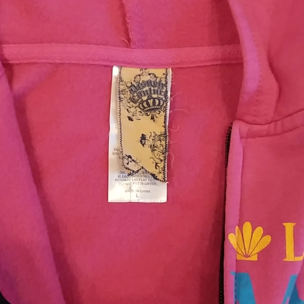 The Little Mermaid Disney Zip Hoodie Jacket Size L - Picture 5 of 6